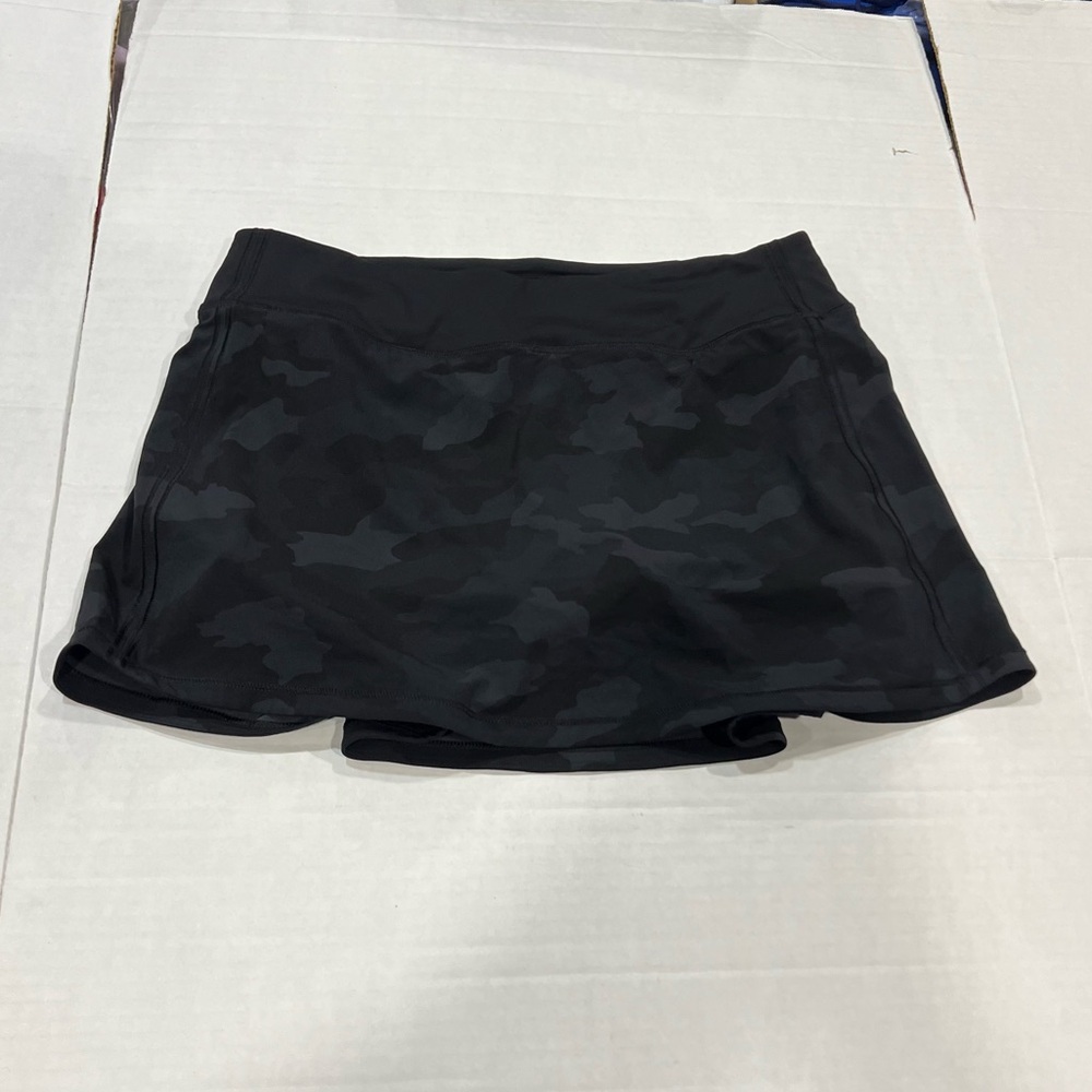 lululemon athletica Black Camo Skort